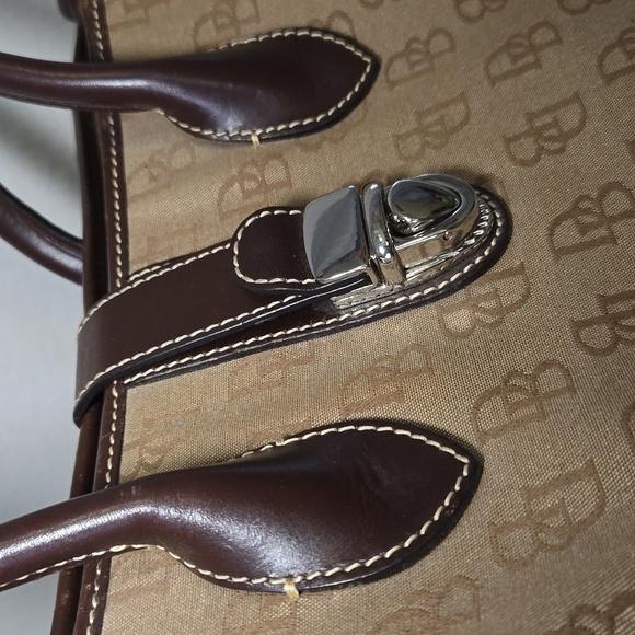 Dooney & Bourke Large Canvas Shoulder Tote Bag - Picture 10 of 17